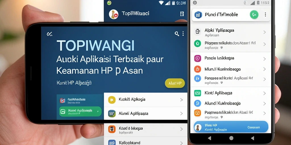 Tampilan antarmuka aplikasi TOPIWANGI yang sederhana dan intuitif.
