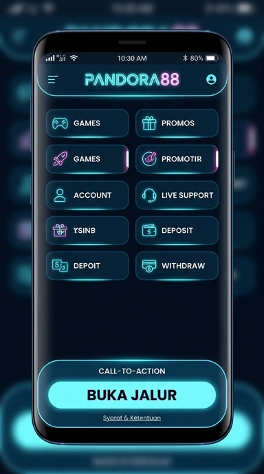 Tampilan link alternatif pandora88